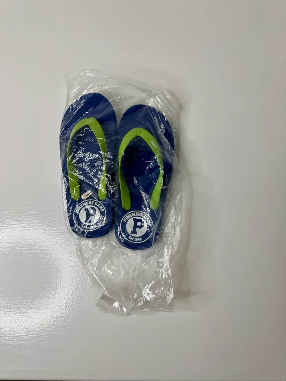 Pinemere Camp Men's Blue Flip-Flop Sandal - Casual Beach Comfort